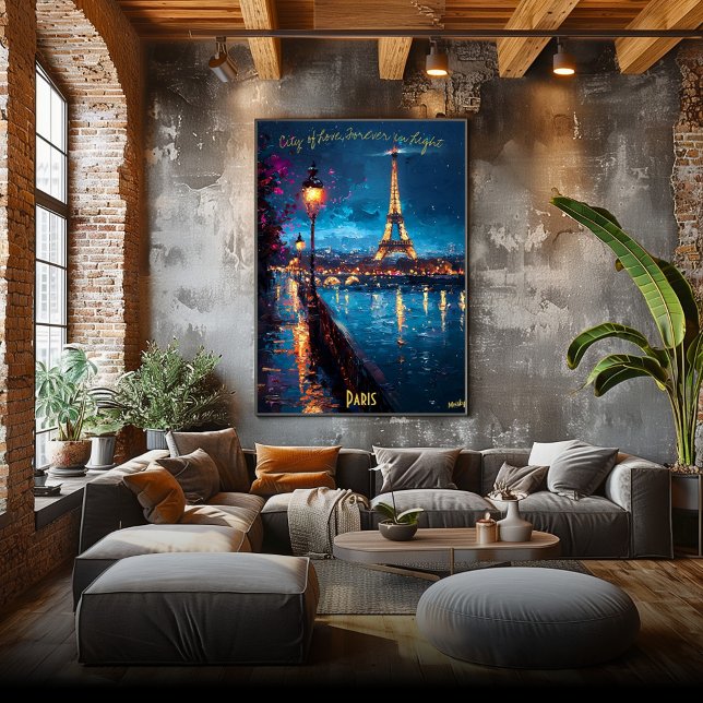 Luces de París al atardecer - Arte romántico noctu (Subido por el creador)