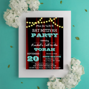 Luces de Teatro Invitación Acuática para Todas las