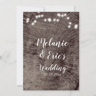 Luces de Tronco para Bodas Rústicas Programa de Bo