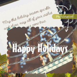 Luces de vacaciones de estilo retro