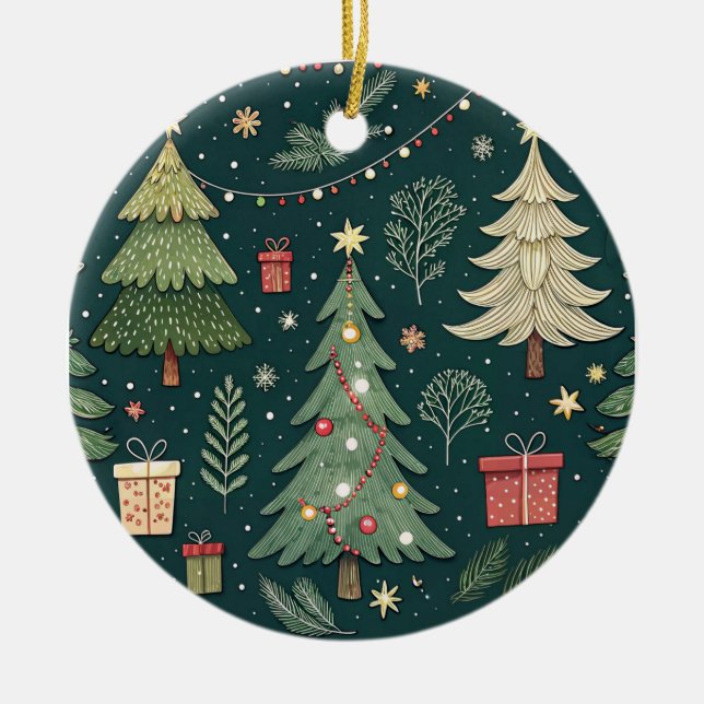 Luces del árbol de Navidad | Decoración de vacacio (Frente)