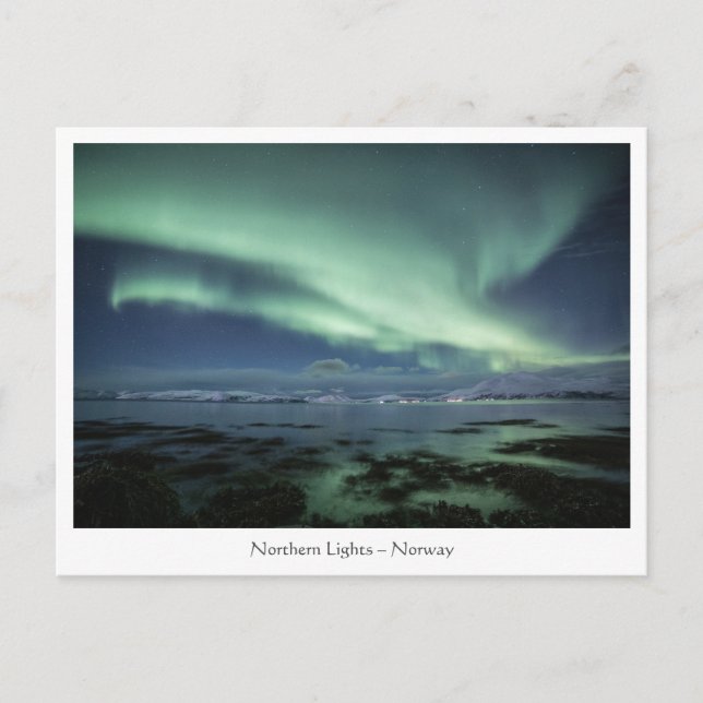 Luces del Norte Postal de Noruega (Anverso)