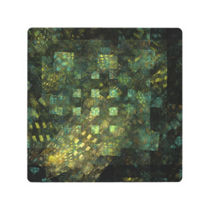 Luces en la ciudad resumen arte mural Metalizado