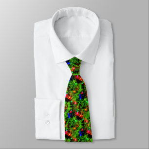 "Luces festivas", corbata de cuello