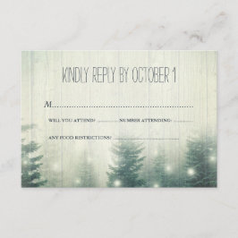 Luces forestales | Boda ruso | RSVP