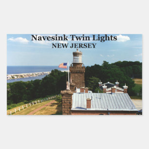 Luces gemelas Navesink, Pegatinas de Nueva Jersey
