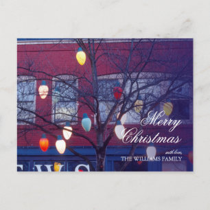 Luces gigantes del árbol de navidad en Seattle