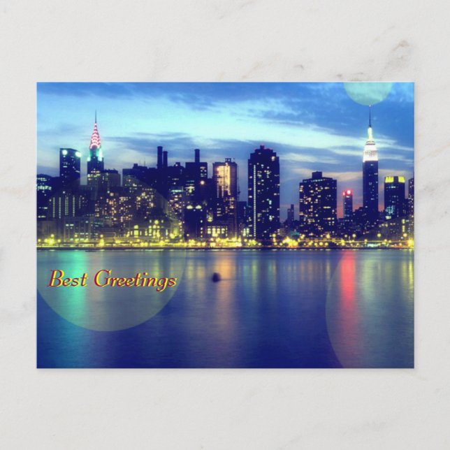 Luces mágicas - Mejor postal de saludos (Anverso)