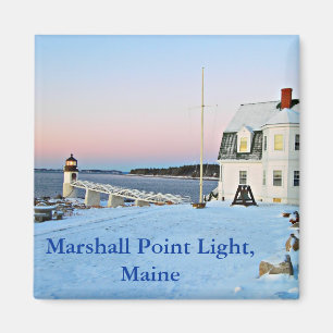 Luces Marshall Point, imán Maine