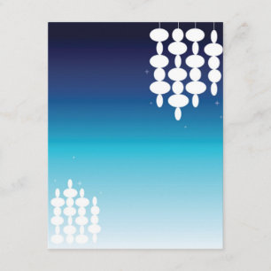 Luces modernas: tarjeta RSVP o postal