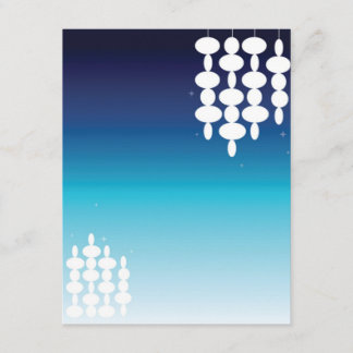 Luces modernas: tarjeta RSVP o postal