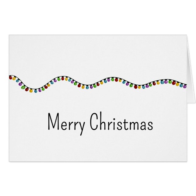 Luces navideñas brillantes (Anverso (Horizontal))