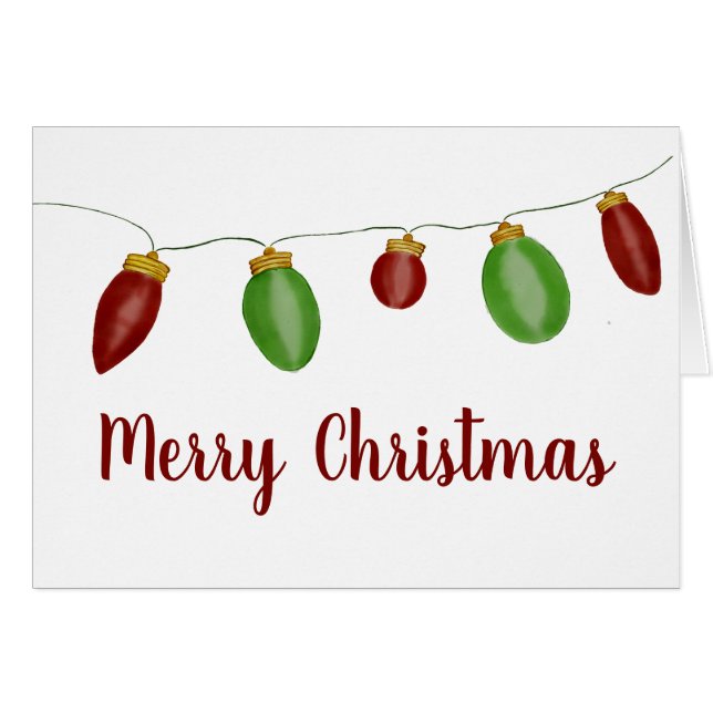 Luces navideñas brillantes (Anverso (Horizontal))