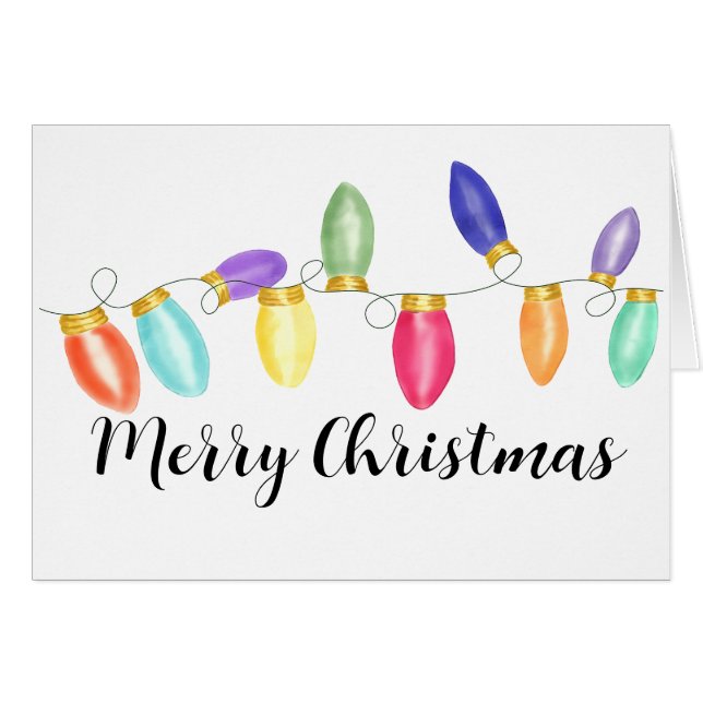 Luces navideñas brillantes (Anverso (Horizontal))