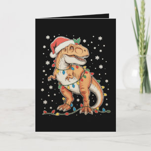Luces Navideñas de Dinosaurio T Rex Dino Navidad V