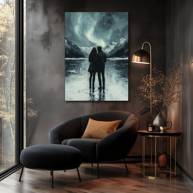 Luces nórdicas románticas - Arte de carbón vegetal (Subido por el creador)