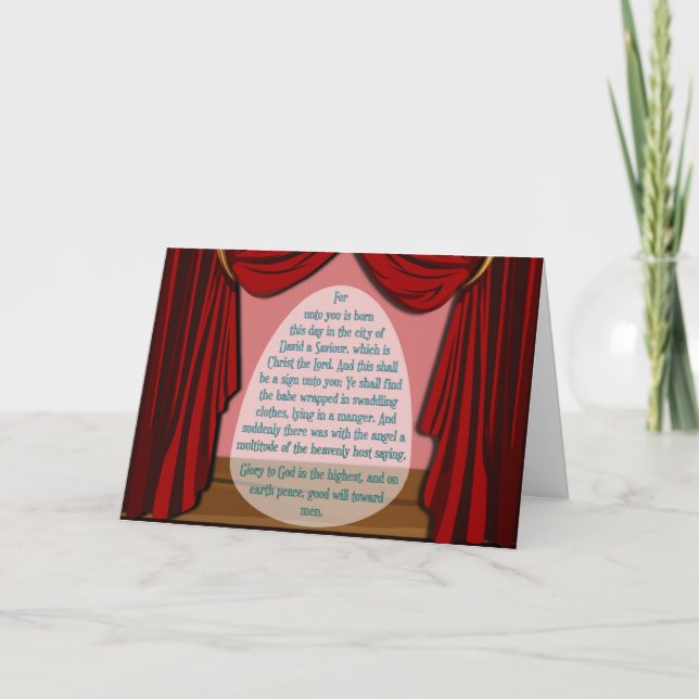 "Luces, por favor" tarjeta de felicitación de la (Anverso)