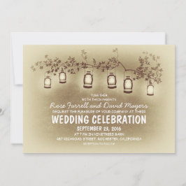 Luces rusticas de jardín - Linternas Invitación a 