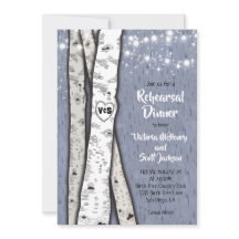Luces Twinkle Invitaciones a la cena de ensayo de 