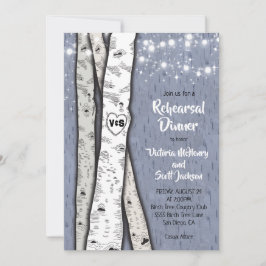 Luces Twinkle Invitaciones a la cena de ensayo de 