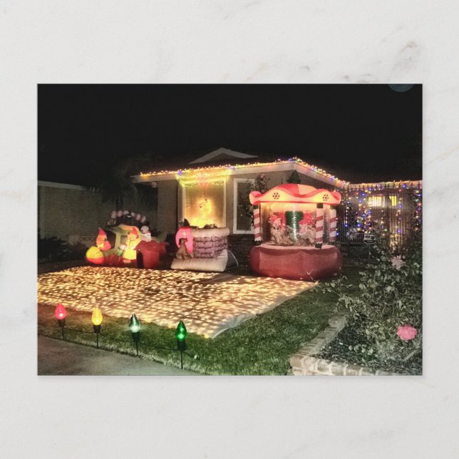 Luces y decoraciones de Navidad antiguas (Anverso)