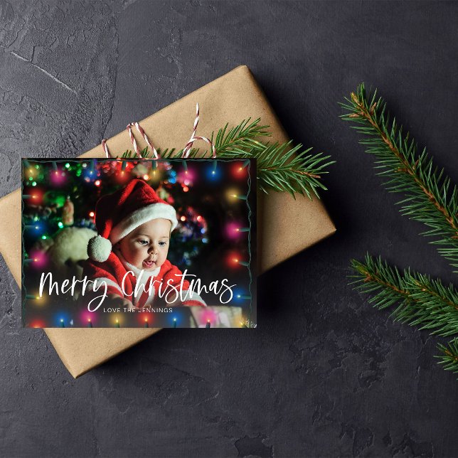 Luces y foto de navidades (Subido por el creador)