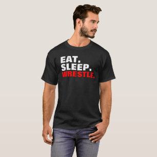 Lucha - Camiseta negra básica masculina