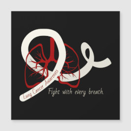 Lucha contra el cáncer de pulmón, pulmones y cinta