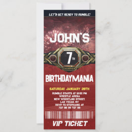 Lucha contra el tema de la invitación a la fiesta 