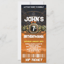 Lucha contra el tema de la invitación a la fiesta