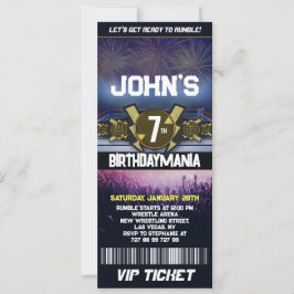 Lucha contra el tema de la invitación a la fiesta 