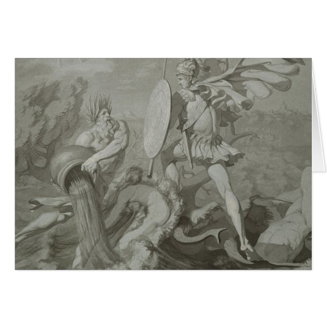 Lucha de Aquiles con el río Scamander (Anverso (Horizontal))