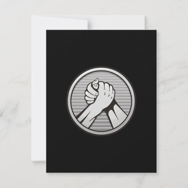 Lucha de brazos Plata (Anverso)