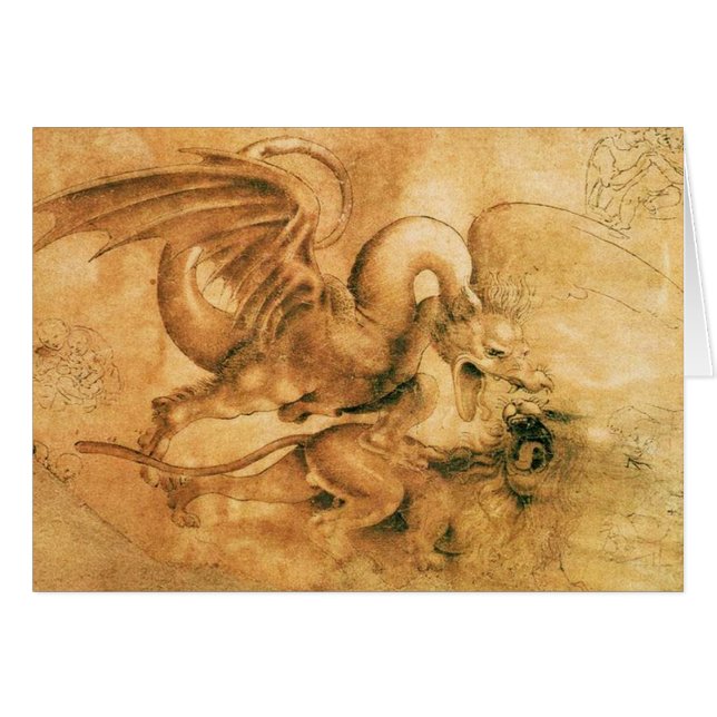 LUCHA ENTRE DRAGÓN Y LEÓN (Anverso (Horizontal))