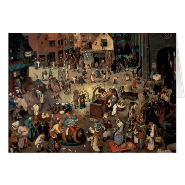 Lucha entre el carnaval y prestada, 1559 (Anverso (Horizontal))