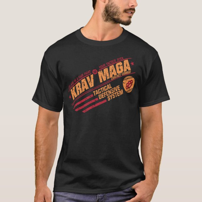 Lucha justa - camiseta de Krav Maga (Anverso)