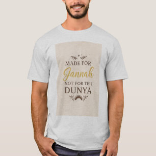 Lucha por Jannah - Camiseta Motivacional Islámica