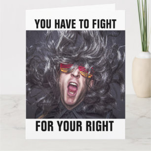 LUCHA POR TU GRAN TARJETA DE CUMPLEAÑOS DE LOS AÑO