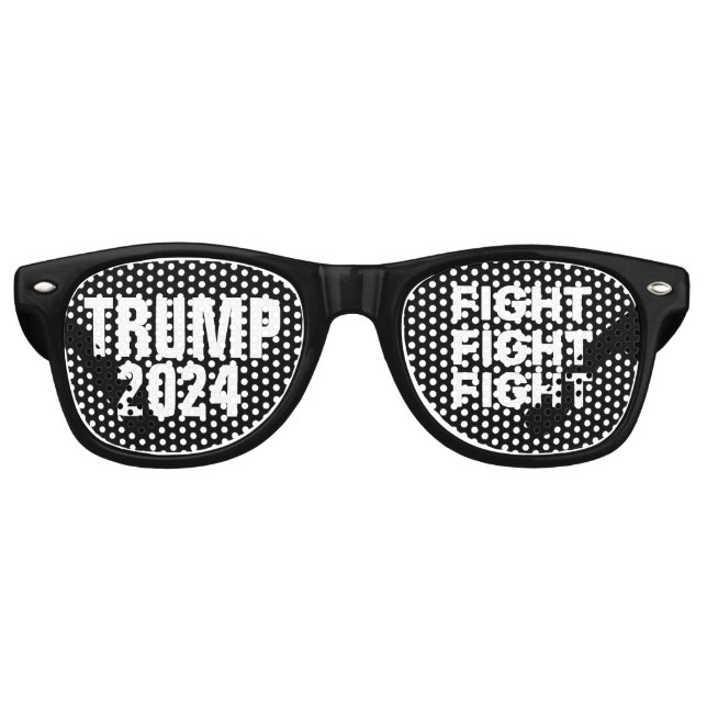 ¡LUCHA TRUMP! Gafas de sol Fiesta 2024 (Anverso)