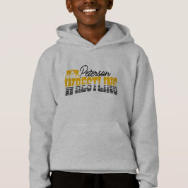 Luchador de equipo de la escuela de lucha libre pe