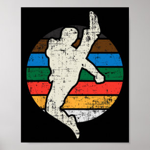 Luchador de Karate Taekwondo Retro Vintage Arte Ma