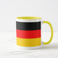 Luchador taza Alemania amarillas estandarte