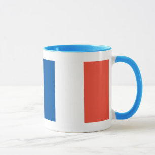 Luchador taza Francia azules estandarte