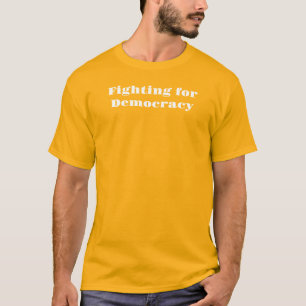 Luchando por la camiseta de la democracia
