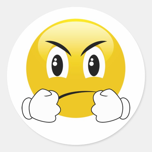 Luchemos contra los Pegatinas de Emoji (Anverso)