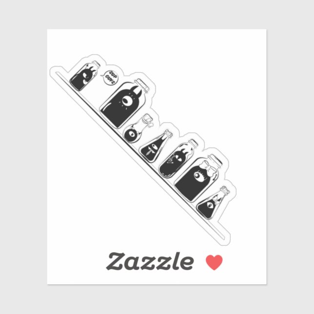 Luci & Personal Demons - Pegatina del desencanto (Hoja)