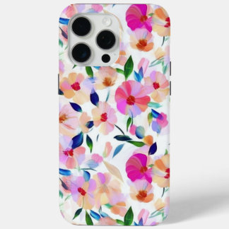 Lucid Flowers Floral Iphone Pro 15 Max Funda