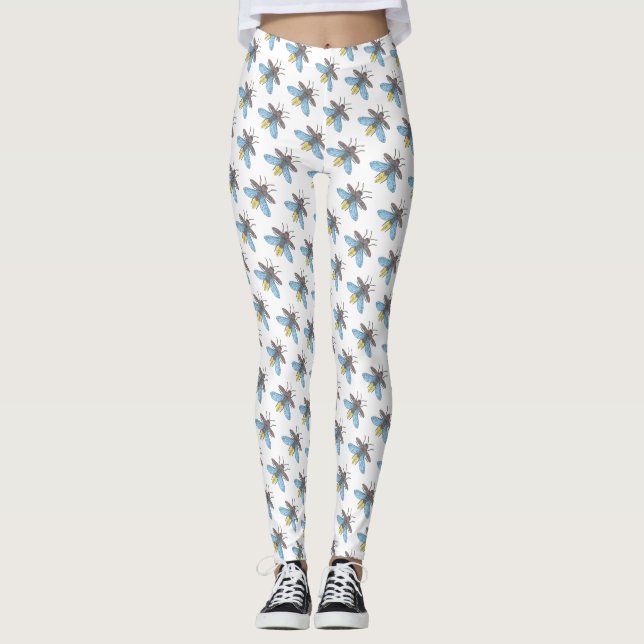 Luciérnaga (blanca) - Leggings (Anverso)