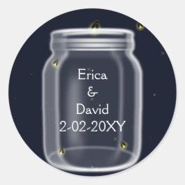 luciérnagas masón frasco sellos bodas