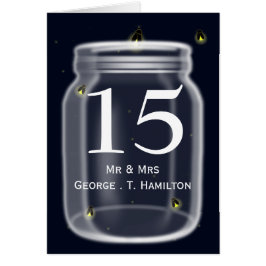 luciérnagas mason jar números de tabla boda